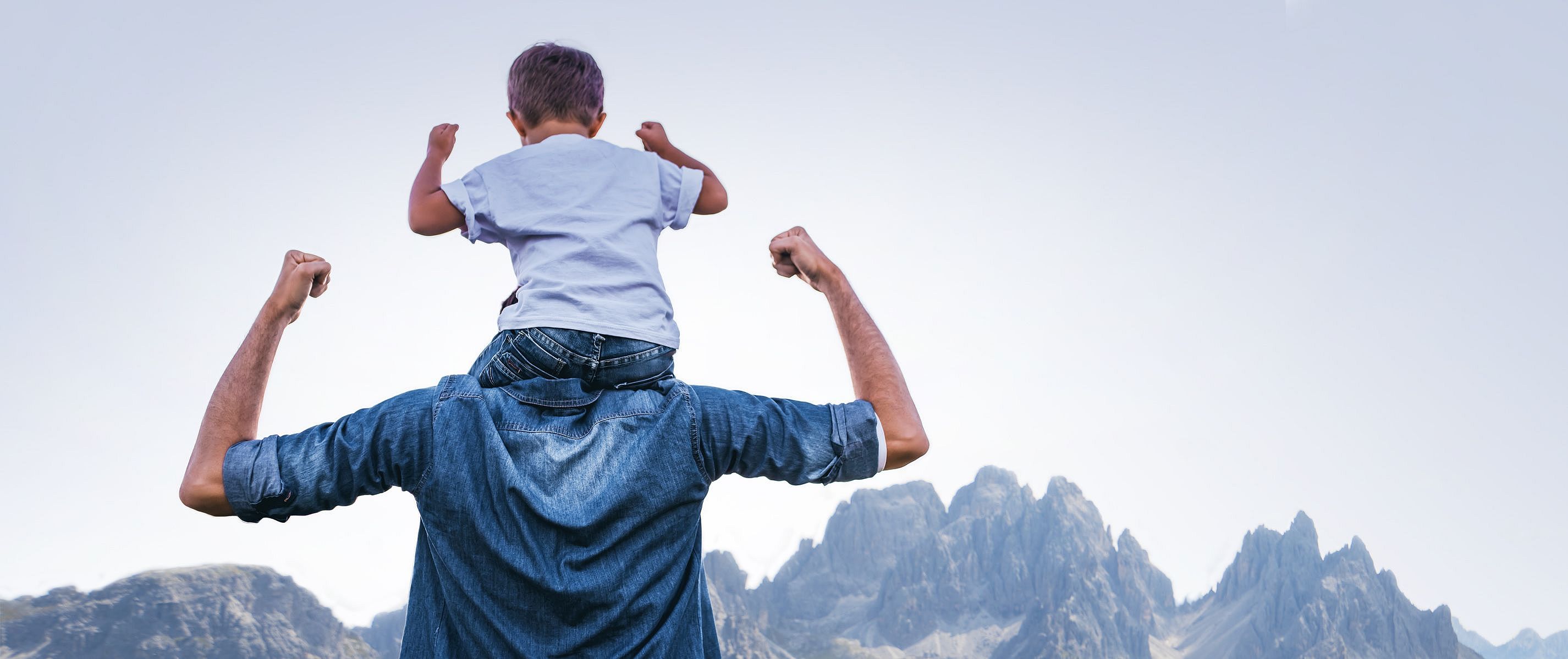 Starker Rücken für Vater und Sohn